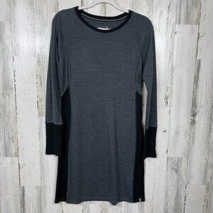 Smartwool Merino Sport 250 dress wool blend gray black Small outdoor chic